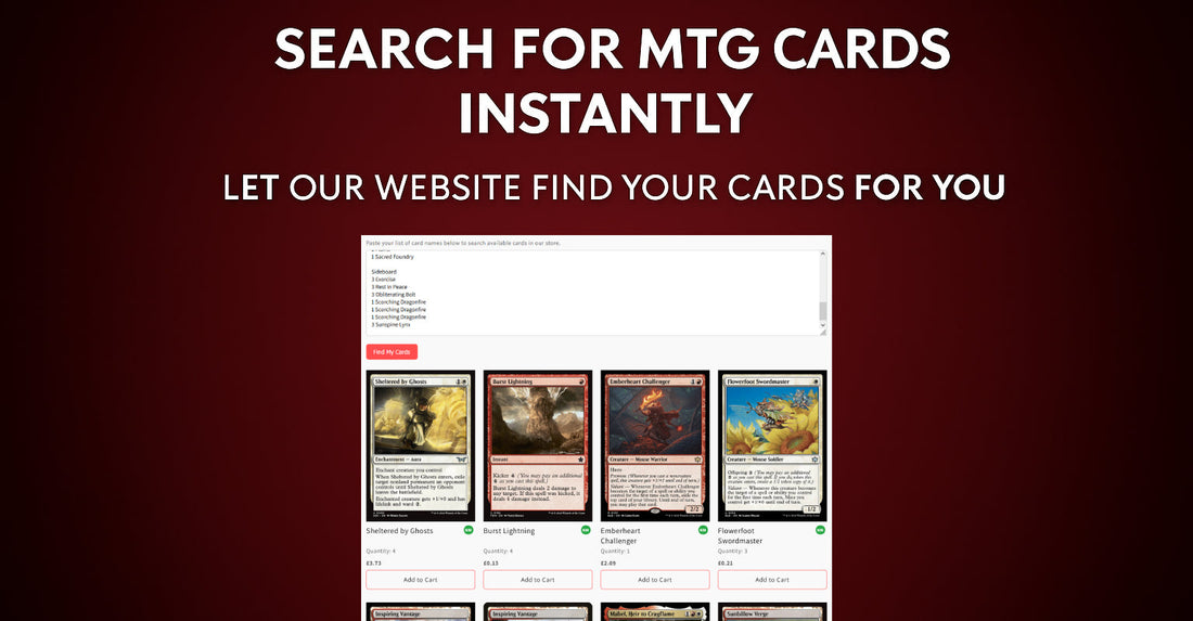 Buy MTG Singles with the Mr Card Singles Card Finder