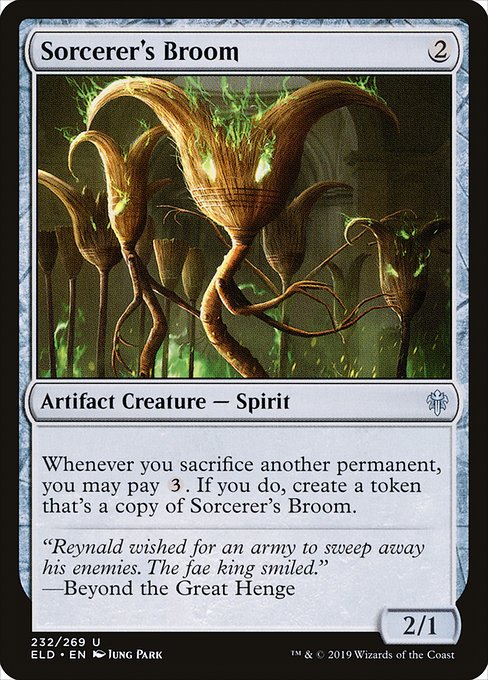 Sorcerer's Broom - FOIL