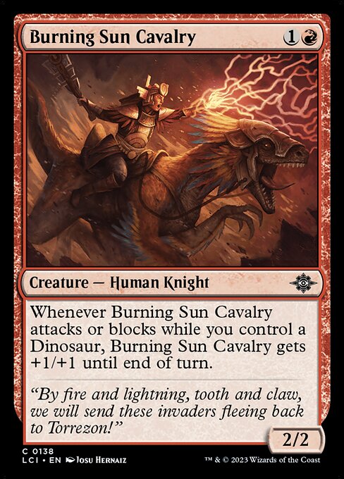 Burning Sun Cavalry - FOIL