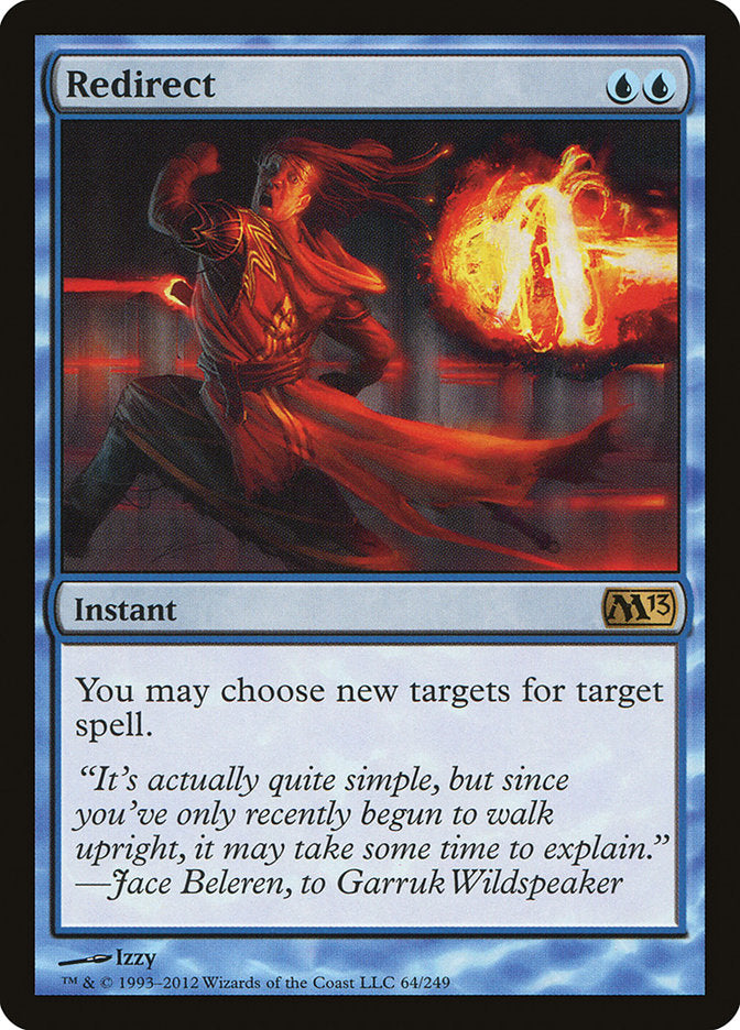 This Is An Image Of The Magic The Gathering Card Redirect From The Set Magic 2013 - Designed By Artist Izzy