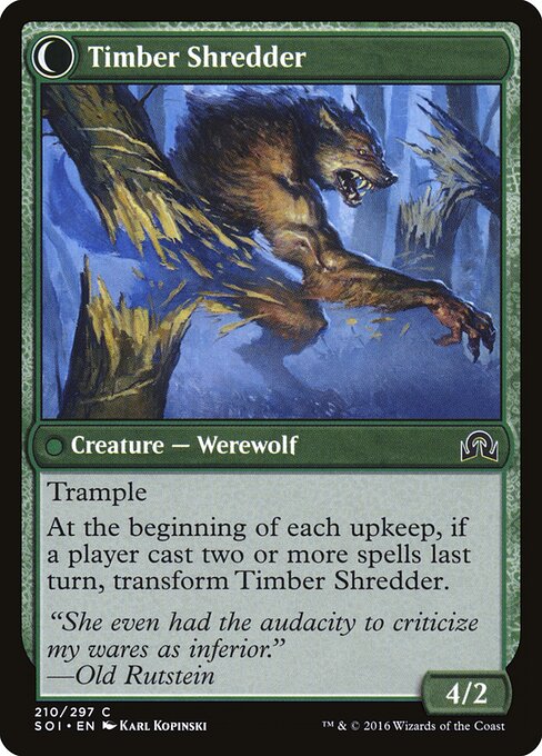 Hinterland Logger // Timber Shredder - FOIL