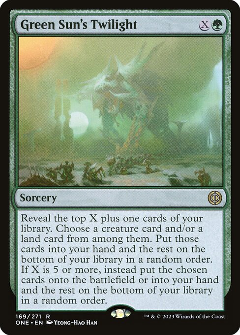 Green Sun's Twilight - FOIL