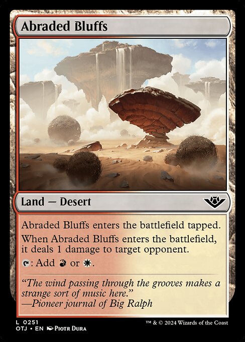Abraded Bluffs - FOIL