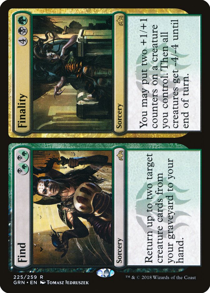 This Is An Image Of The Magic The Gathering Card Find // Finality From The Set Ravnica Remastered - Designed By Artist Steve Ellis
