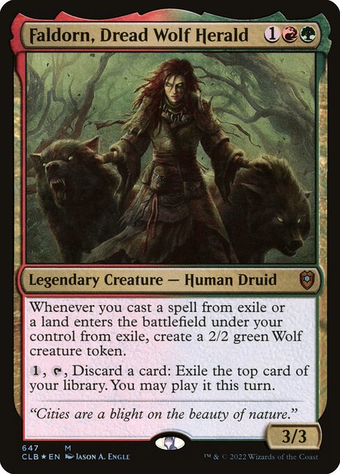 Faldorn, Dread Wolf Herald - FOIL