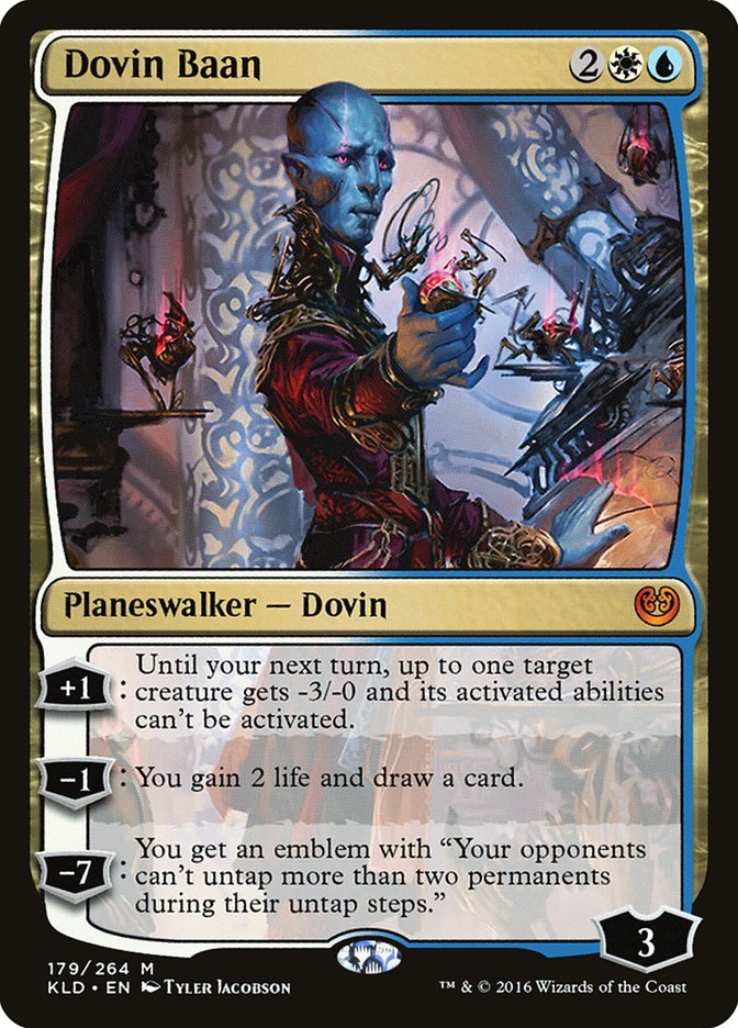 This Is An Image Of The Magic The Gathering Card Dovin Baan From The Set Kaladesh - Designed By Artist Tyler Jacobson