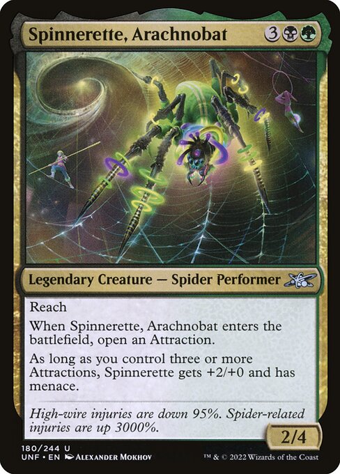 Spinnerette, Arachnobat - FOIL
