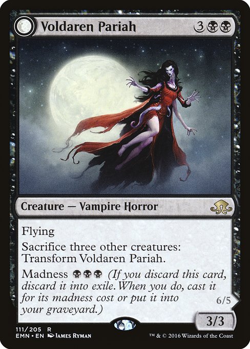 Voldaren Pariah // Abolisher of Bloodlines - FOIL