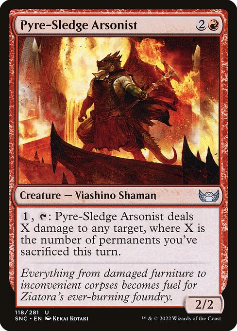 Pyre-Sledge Arsonist - FOIL