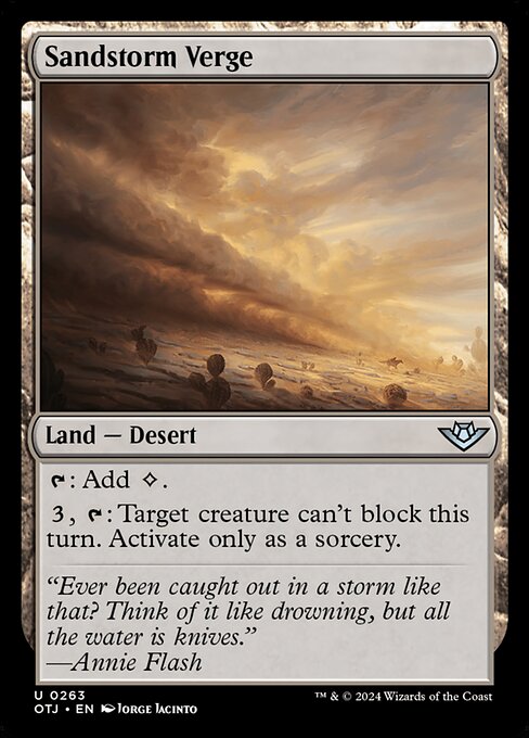 Sandstorm Verge - FOIL