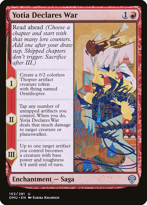 Yotia Declares War - FOIL