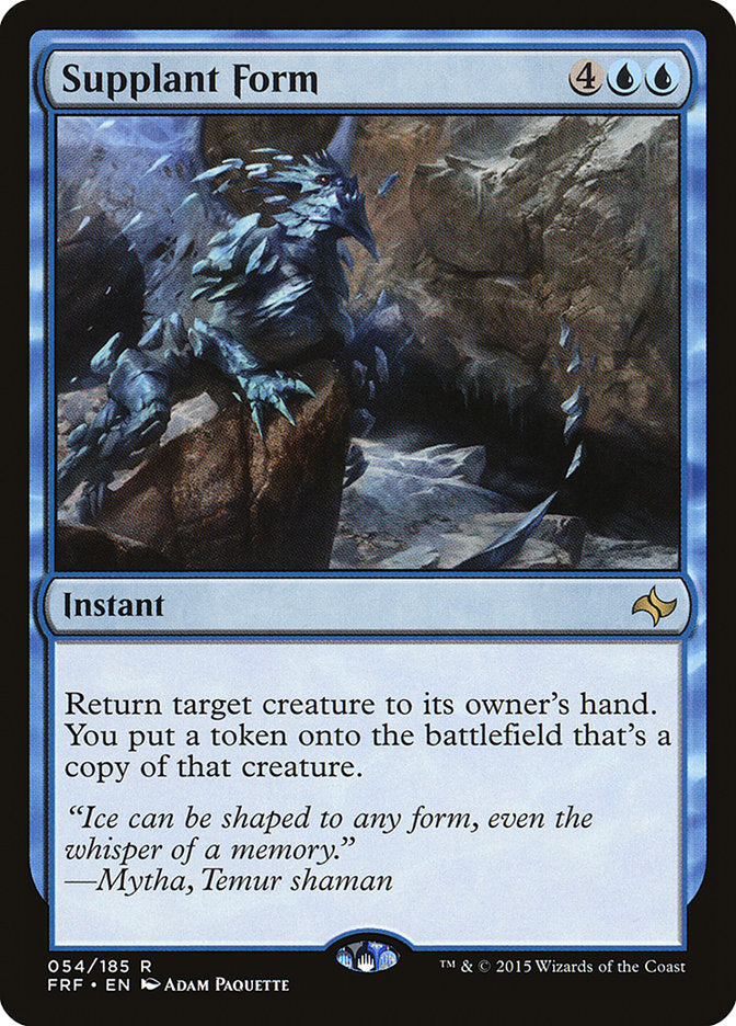 This Is An Image Of The Magic The Gathering Card Supplant Form From The Set Fate Reforged - Designed By Artist Adam Paquette