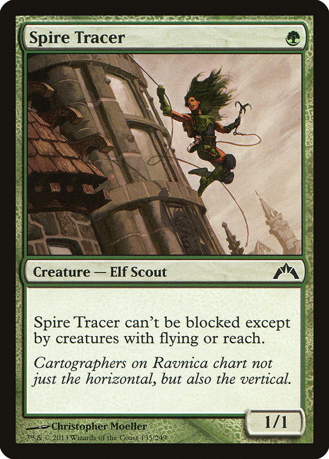 This Is An Image Of The Magic The Gathering Card Spire Tracer From The Set Gatecrash - Designed By Artist Christopher Moeller