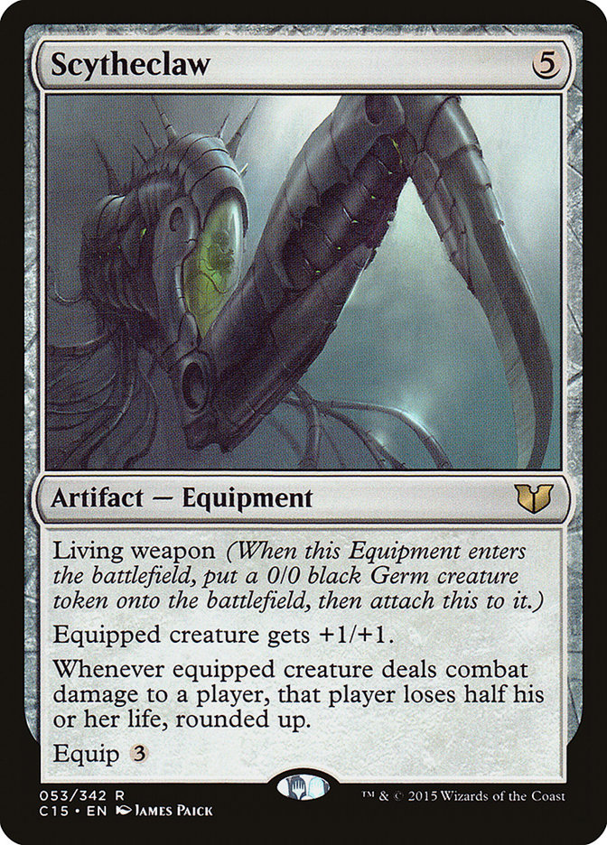 This Is An Image Of The Magic The Gathering Card Scytheclaw From The Set Commander Masters - Designed By Artist James Paick