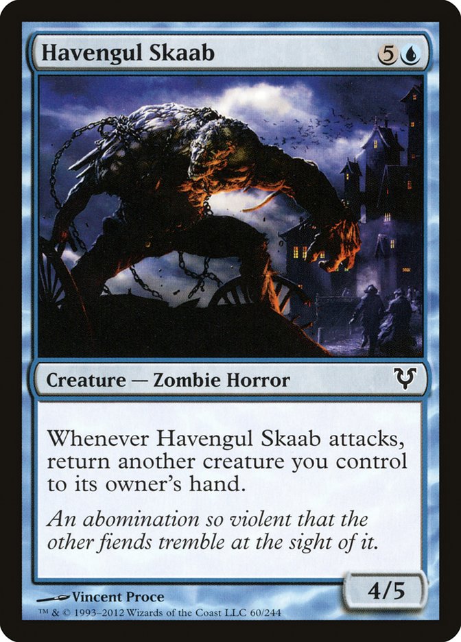 This Is An Image Of The Magic The Gathering Card Havengul Skaab From The Set Avacyn Restored - Designed By Artist Vincent Proce