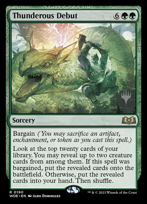 Thunderous Debut - FOIL