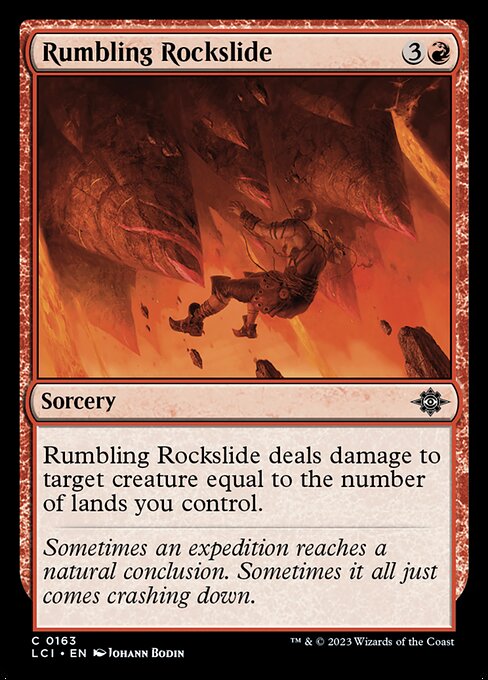 Rumbling Rockslide - FOIL