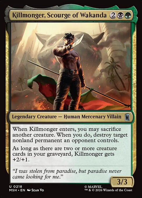 Killmonger, Scourge of Wakanda - FOIL