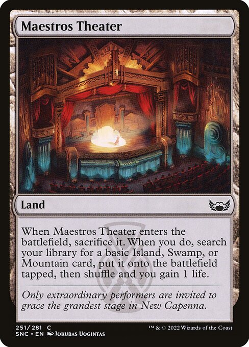 Maestros Theater - FOIL