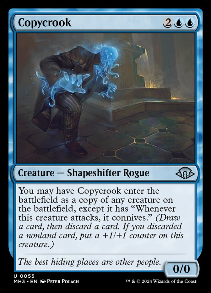 This Is An Image Of The Magic The Gathering Card Copycrook From The Set Modern Horizons 3 - Designed By Artist Peter Polach