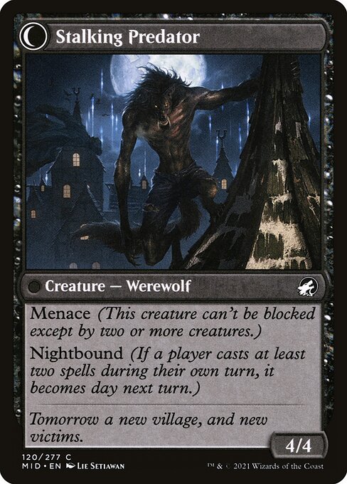 Shady Traveler // Stalking Predator - FOIL