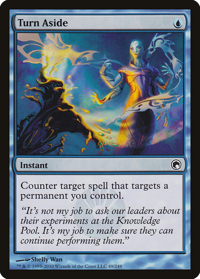 This Is An Image Of The Magic The Gathering Card Turn Aside From The Set Eldritch Moon - Designed By Artist Jaime Jones