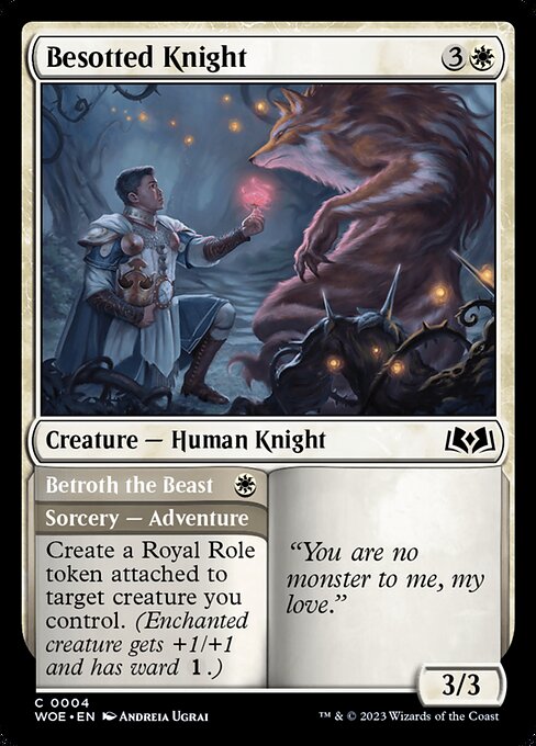 Besotted Knight // Betroth the Beast - FOIL