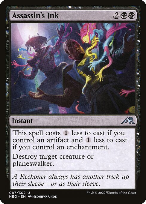Assassin's Ink - FOIL