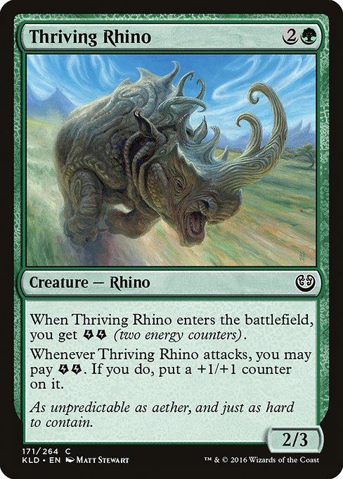 Thriving Rhino - FOIL