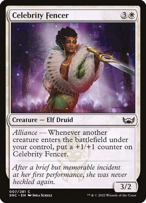 Celebrity Fencer - FOIL