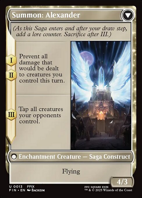 Crystal Fragments // Summon: Alexander - FOIL