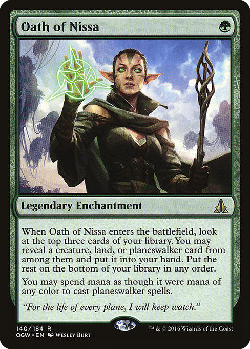 Oath of Nissa - FOIL
