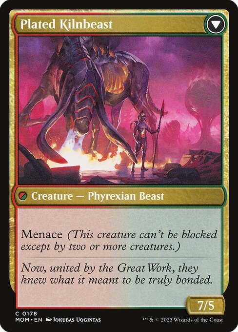 Bonded Herdbeast // Plated Kilnbeast - FOIL