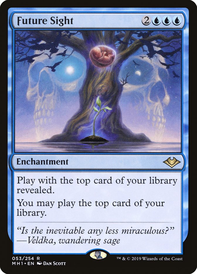 This Is An Image Of The Magic The Gathering Card Future Sight From The Set Modern Horizons - Designed By Artist Dan Murayama Scott