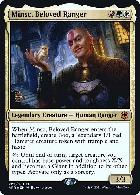 Minsc, Beloved Ranger - FOIL