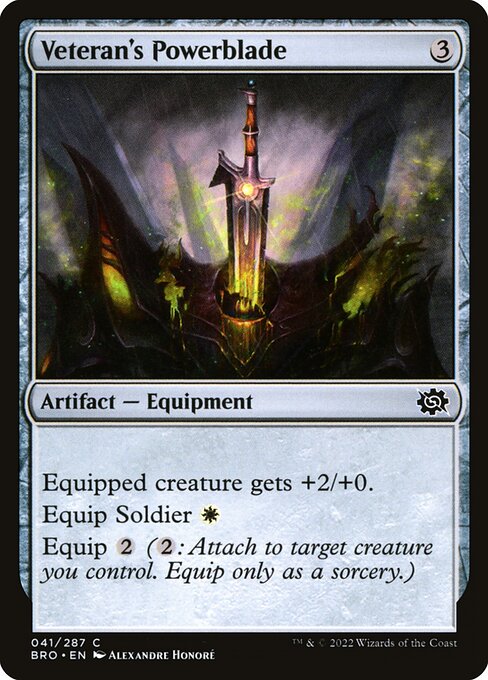 Veteran's Powerblade - FOIL