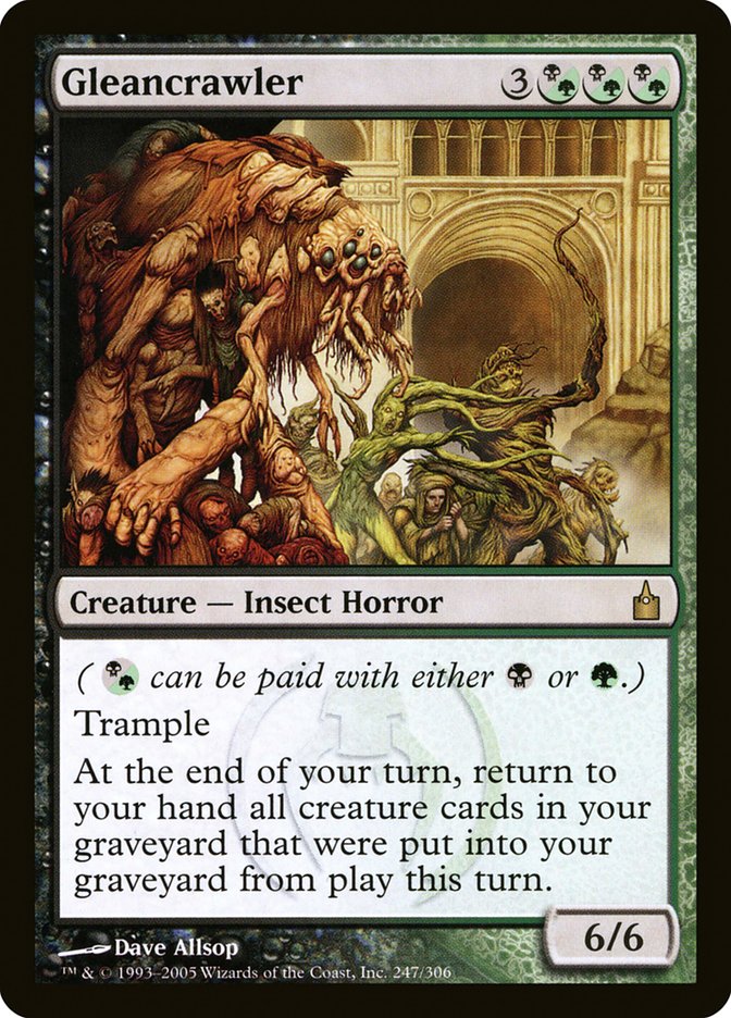 This Is An Image Of The Magic The Gathering Card Gleancrawler From The Set Duel Decks: Izzet vs. Golgari - Designed By Artist Jeremy Jarvis