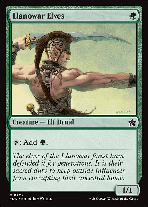 Llanowar Elves - FOIL