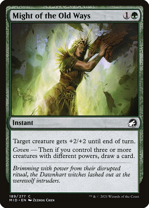 Might of the Old Ways - FOIL