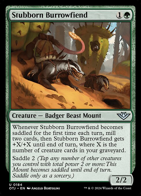 Stubborn Burrowfiend - FOIL