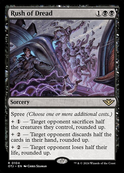 Rush of Dread - FOIL
