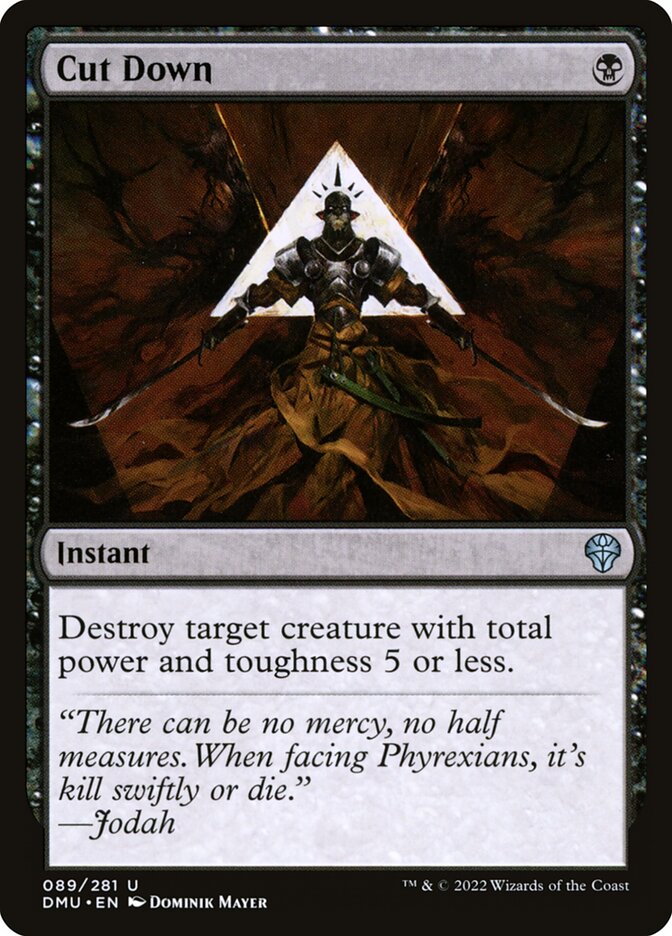 This Is An Image Of The Magic The Gathering Card Cut Down From The Set Dominaria United - Designed By Artist Dominik Mayer