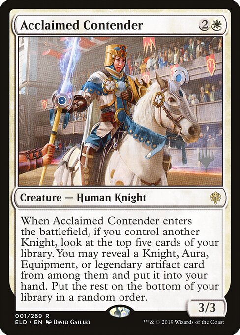 Acclaimed Contender - FOIL