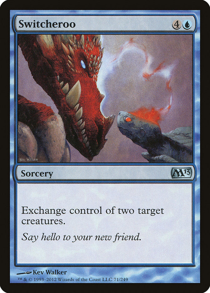 This Is An Image Of The Magic The Gathering Card Switcheroo From The Set Core Set 2019 - Designed By Artist Kev Walker