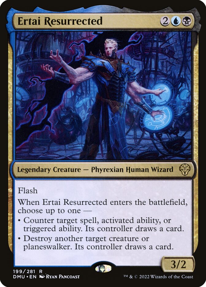 This Is An Image Of The Magic The Gathering Card Ertai Resurrected From The Set Dominaria United - Designed By Artist Ryan Pancoast