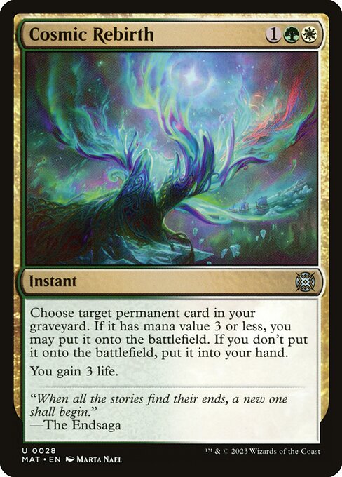 Cosmic Rebirth - FOIL