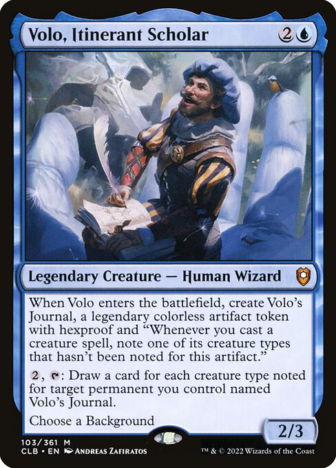 Volo, Itinerant Scholar - FOIL