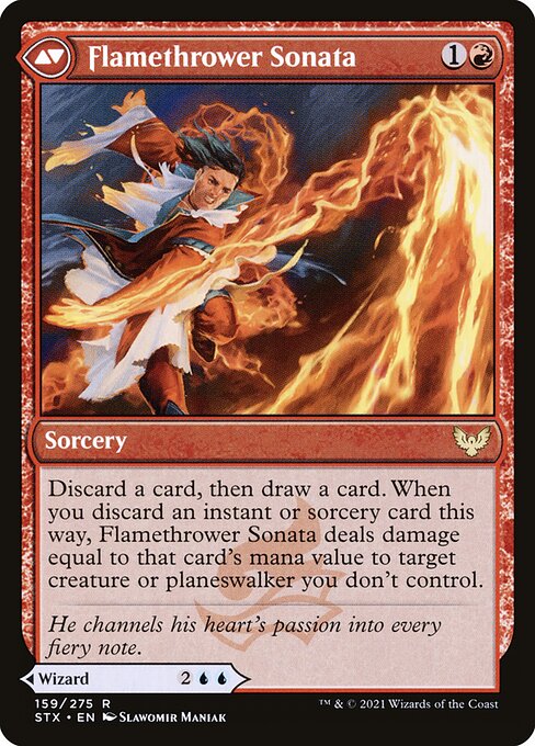 Torrent Sculptor // Flamethrower Sonata - FOIL