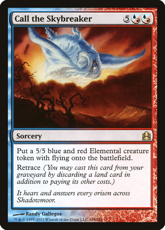 This Is An Image Of The Magic The Gathering Card Call the Skybreaker From The Set New Capenna Commander - Designed By Artist Randy Gallegos