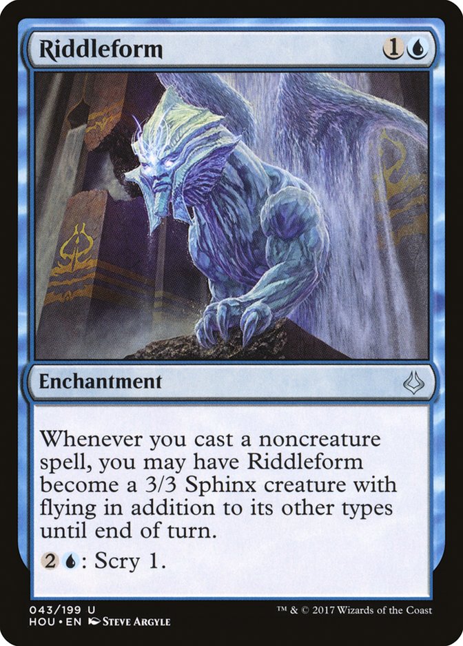 This Is An Image Of The Magic The Gathering Card Riddleform From The Set Core Set 2021 - Designed By Artist Steve Argyle